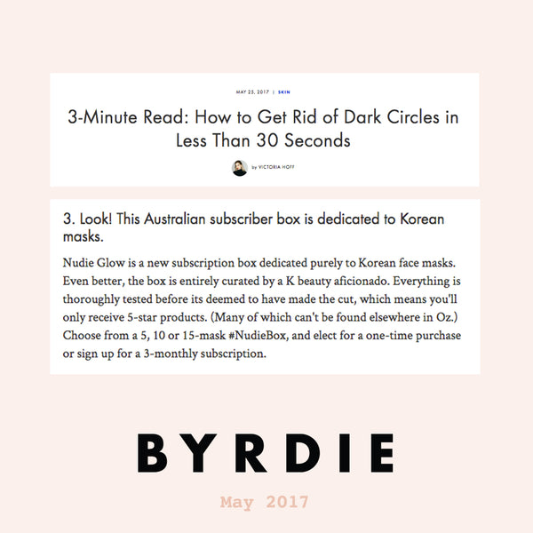 Byrdie Nudie Glow Feature Australia