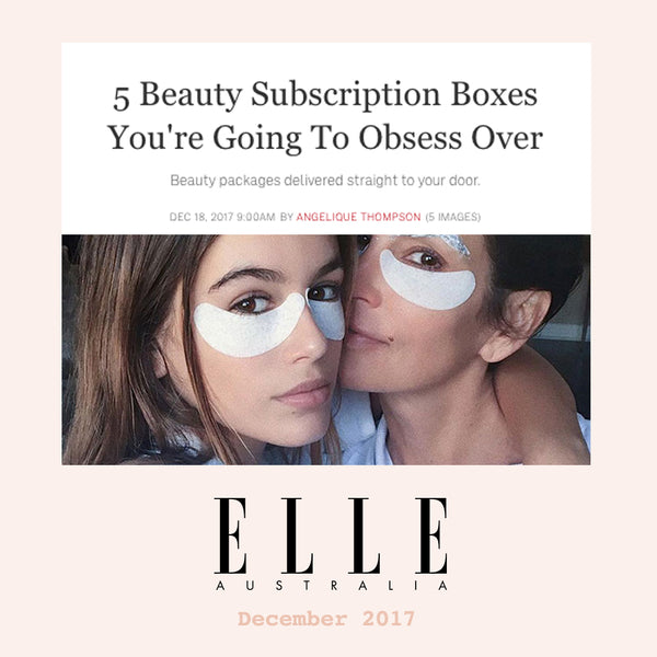 Elle Australia Beauty Subscription Boxes Nudie Glow Feature