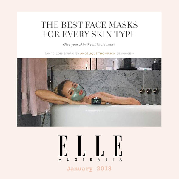 Elle Australia Face Mask for Every Skin Type Nudie Glow Feature