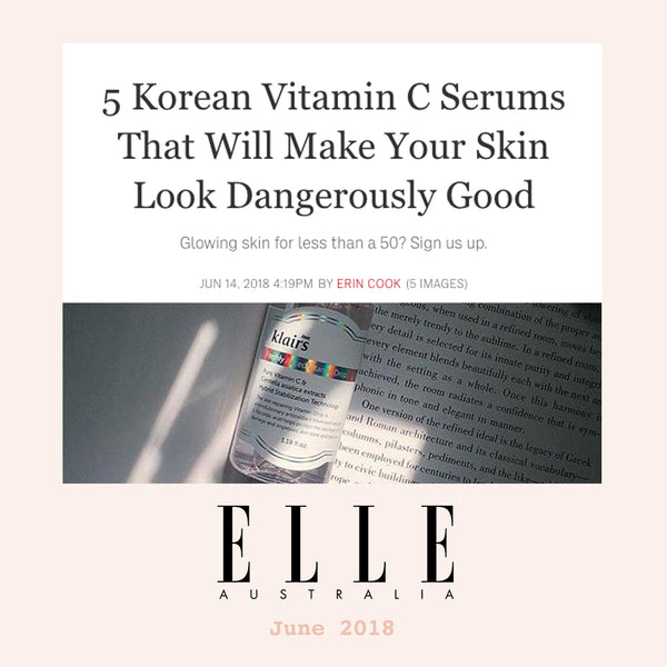 Elle Australia Best Korean Vitamin C Serums Nudie Glow Feature