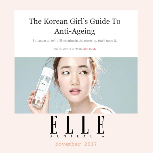 Elle Australia Korean Anti Ageing Skincare Guide Nudie Glow Feature