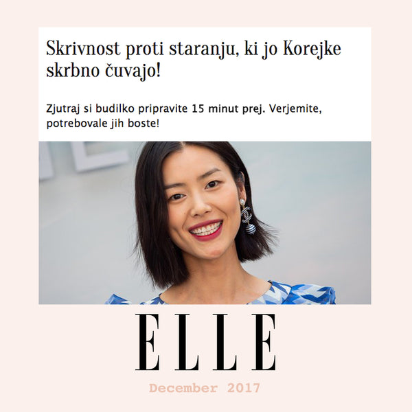 Elle Slovenia skrivnost proti staranju, ki jo Korejke skrbno čuvajo Nudie Glow Feature