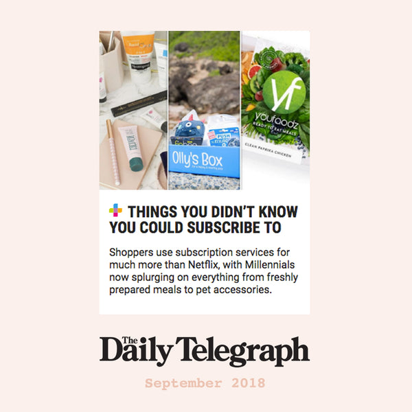 Daily Telegraph Things You Didn't Know You Could Subscribe To Nudie Glow Feature