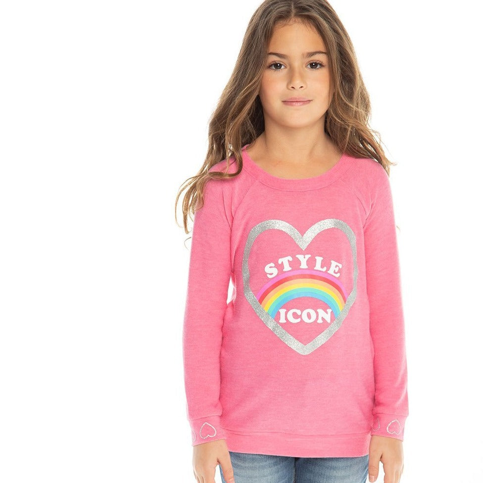Chaser Cozy Knit Raglan Pullover - Style Icon – Casp Baby Mommy & Me  Boutique