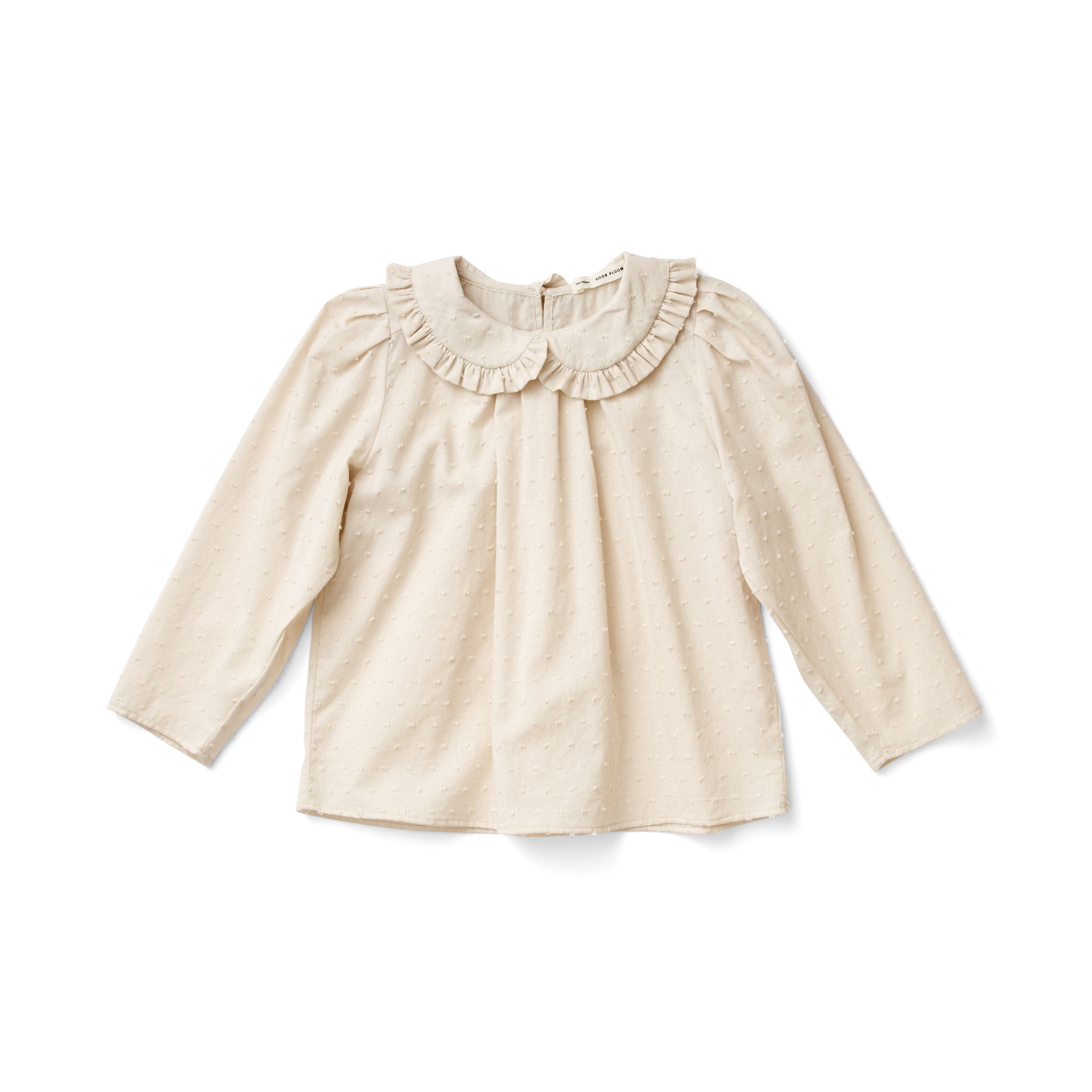 Soor Ploom Astrid Blouse - Swiss Dot on Milk – Casp Baby Mommy