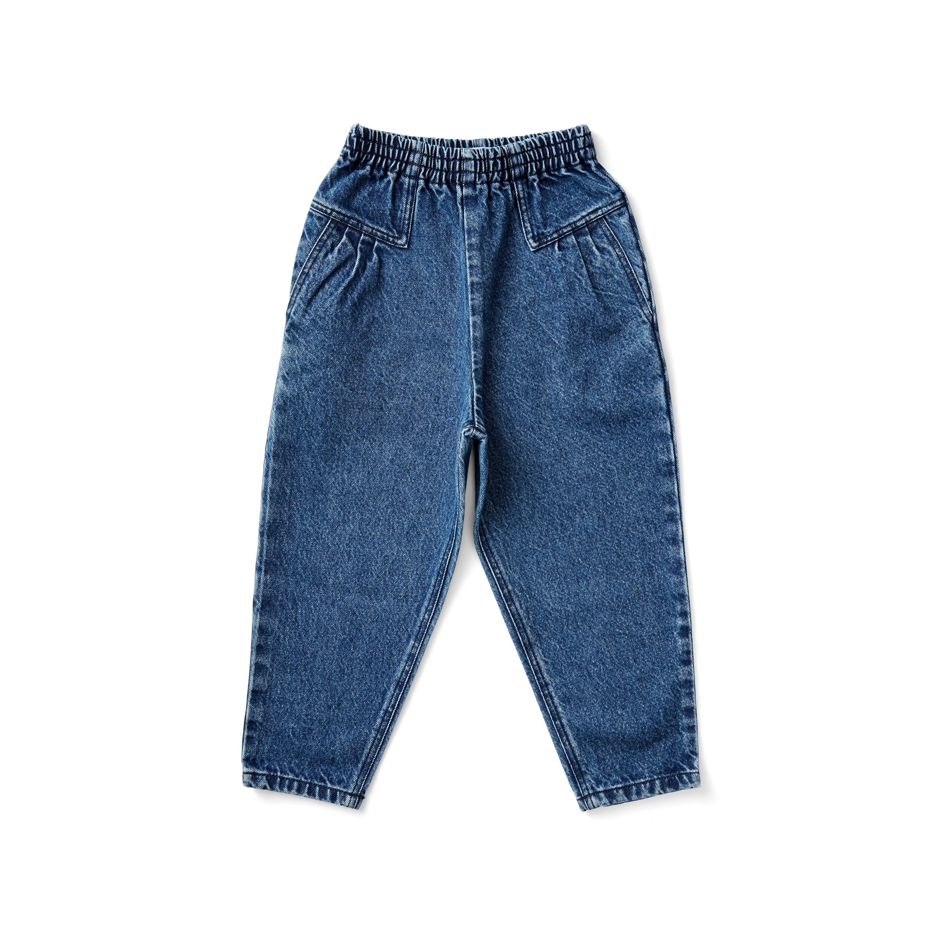 Soor Ploom Retro Jean - Blue Denim – Casp Baby Mommy & Me Boutique