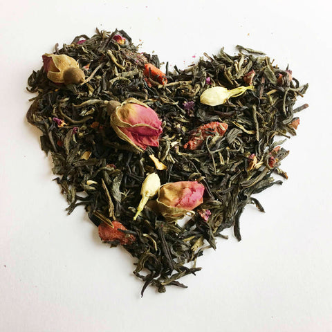 Happy green and black tea blend