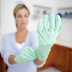 Kitchen gloves for dry hands