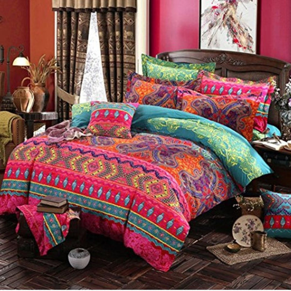 Bohemian 3d Comforter Bedding Sets Mandala Duvet Cover Set Winter
