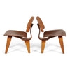 Charles and Ray Eames LCW Lounge Chairs, Early Production, circa 1950, Rare Pair