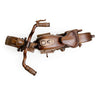 1948 EL Panhead Harley Davidson Large-Scale Carved Wood Model with Display Case