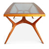 Sculptural Dining Table by Giuseppe Scapinelli, Rare Large Version, Brazil 1950s