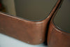 Walter Knoll Leather Mirrored Low Tables, Four, Germany, circa 1970