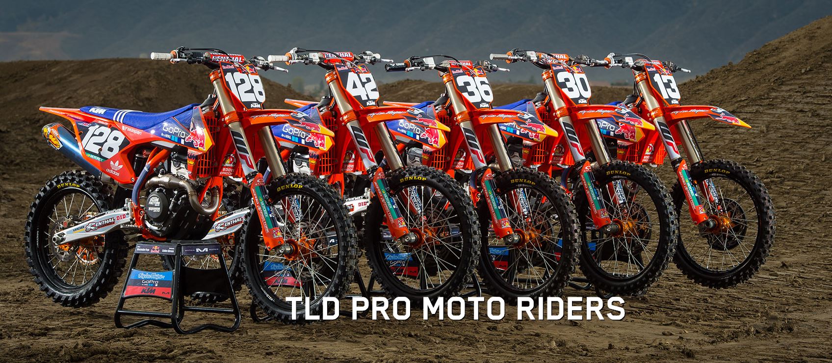 Troy Lee Designs TLD Pro MotoX Athletes - OffRoad - Dirt MX - Supercross - Team KTM Factory KTM Pro MX Off Road Riders Team