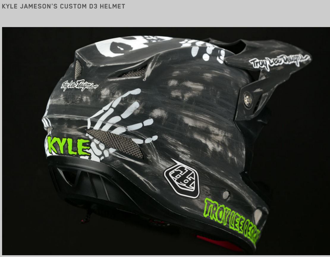 Troy Lee Designs – Design Painting – Custom Painting of Motorcycle Helmets Peek Look 2016 – TLD – Bike Helmets, Auto Helmets