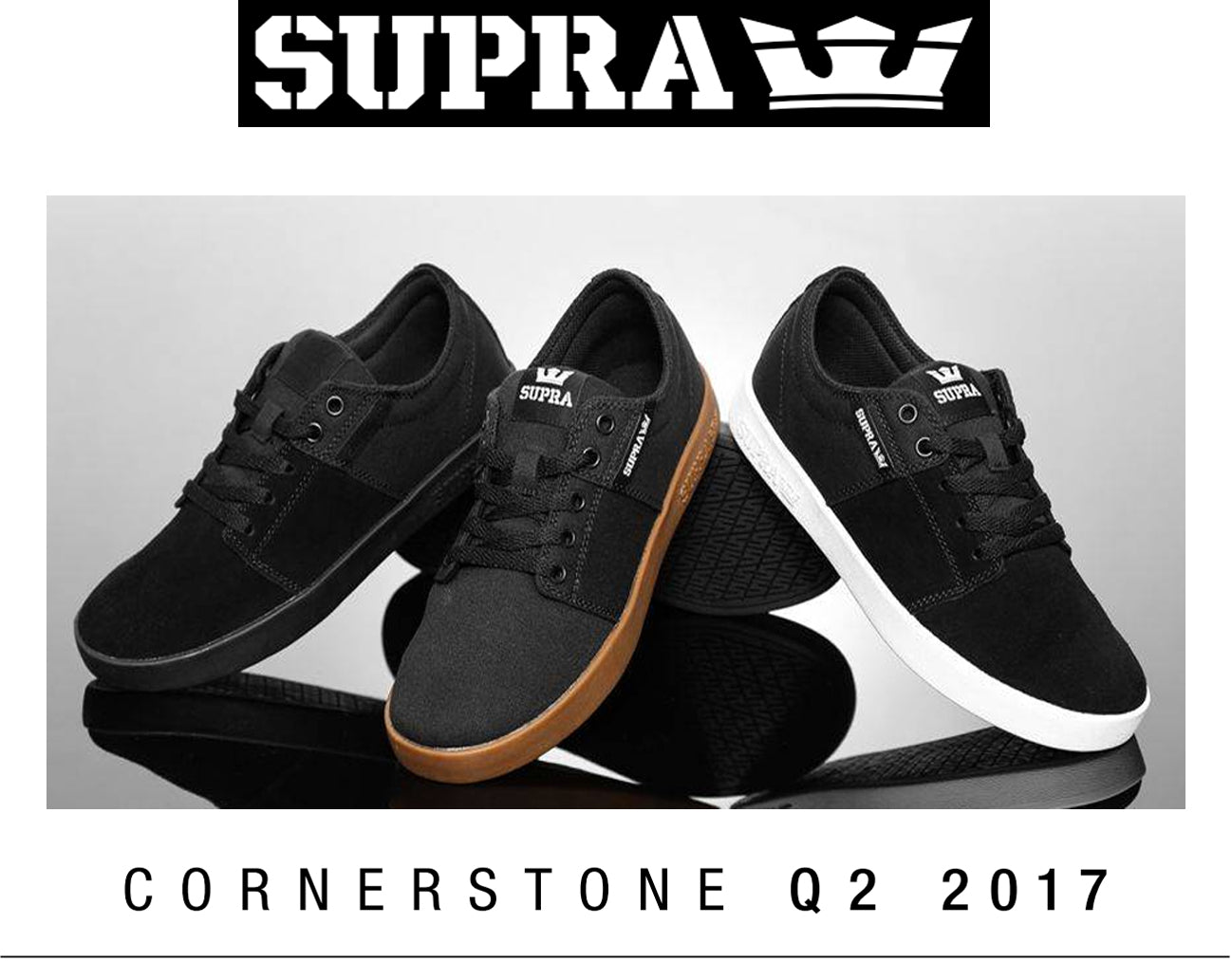 Supra Summer 2017 Q2 Cornerstone Mens Stacks Footwear Lookbook