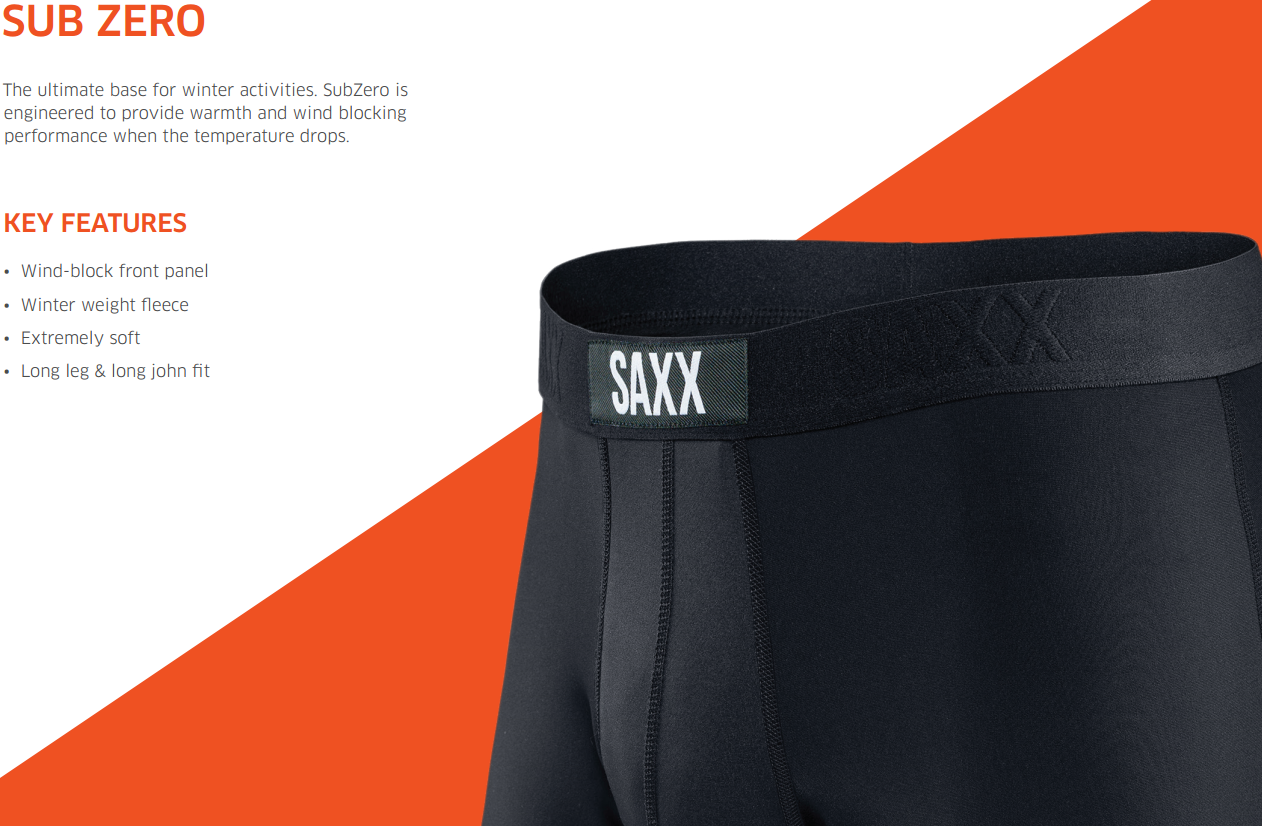 SAXX Mens Underwear Spring 2016 Annual Lookbook