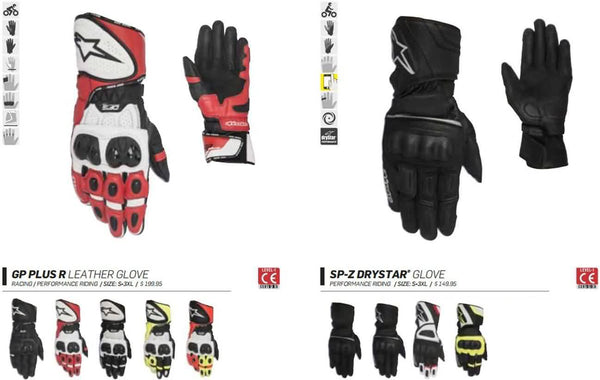 Alpinestars Mens Gloves Fall 2017 Motorcycle Street Racing Lookbook