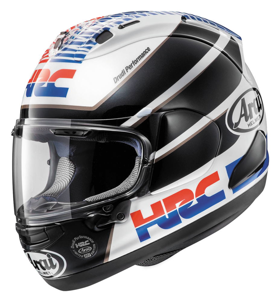 Arai Motorcycle Helmet - Honda Racing Corporation X HRC Helmet Style Release