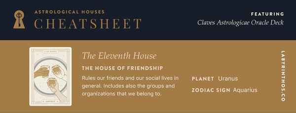 12 Houses of Astrology: The House of Friendship - 11th House, Eleventh House