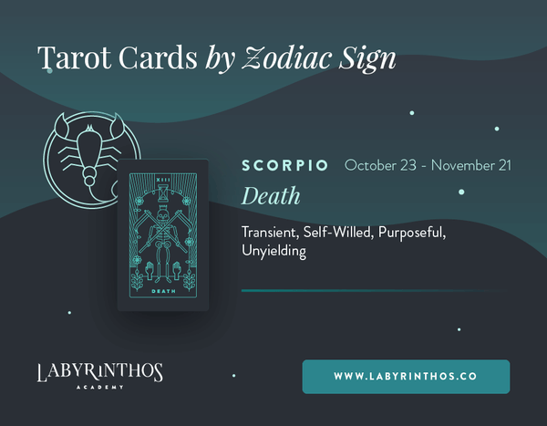 Scorpio and Death: Astrology Tarot Cards - Tarot Cards by Zodiac