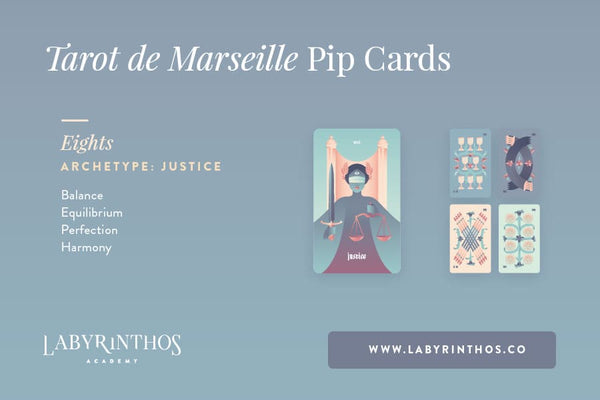 The Minor Arcana of the Tarot de Marseille: A System of Understanding Pip Cards - Justice and the Eights