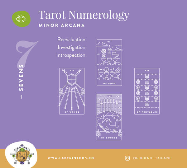 Tarot and Numerology - what do the sevens mean in tarot?