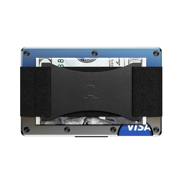 The Ridge Titanium Wallet + Money Clip - Burnt Gunmetal | Gallantry