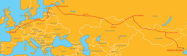 Peking to Paris 2019 route