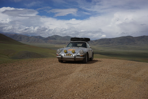 Made it to the top of a huge hill in Mongolia and didn't need a tow