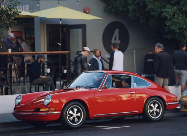 Porsches and Coffee at Fourtillfour every first Saturday of the month in Old Town Scottsdale