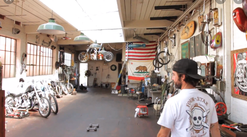 Max Schaaf's Custom Bike Shop in Oakland California was the building that Nico's grandfather built
