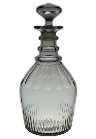 Antique English glass decanter