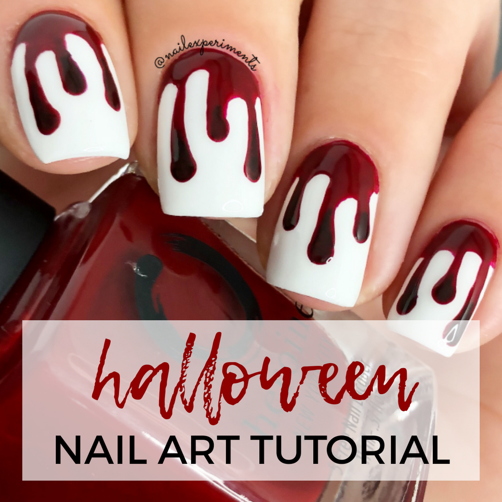 Halloween Nail Art Tutorial Heroine Nyc