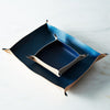 Blue Leather Tray (large)