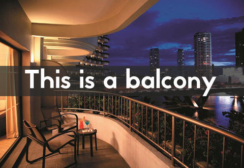 what is a balcony