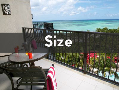 size of a terrace vs a balcony