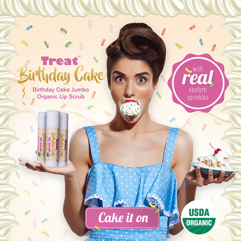 Treat Birthday Cake Lip Scrub