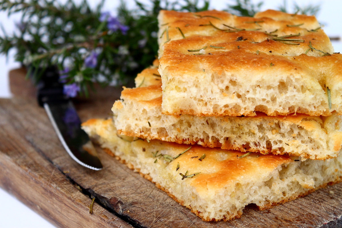 Lavender Rosemary Focaccia