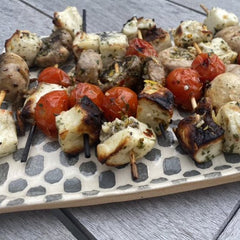 Serial Griller: Grilled Halloumi Cheese Bites