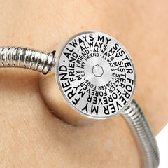 Always My Sister Forever My Friend | Mantragon Luxury Bracelet