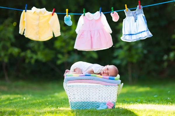 Wash your baby clothes