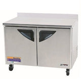 Turbo Air TWR-48SD-N Super Deluxe 48" Double Door Worktop Refrigerator
