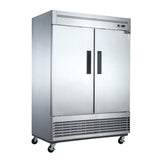 Dukers D55R Bottom Mount Double Door Refrigerator