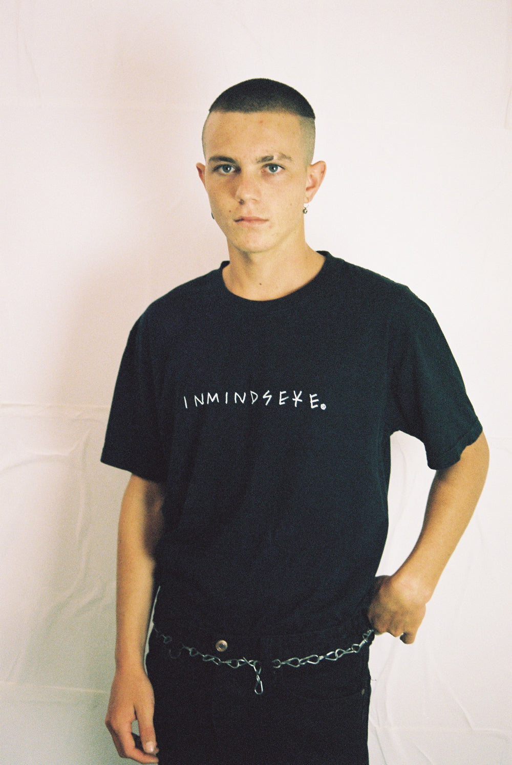 the BRANDED tee / band tee black