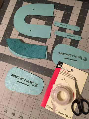 res-q tape for baby shoe pattern