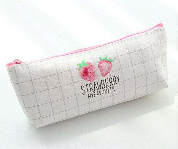 Pencil case «Bunny with strawberries»