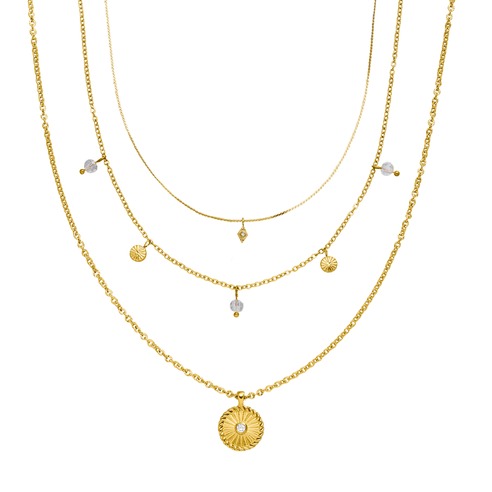 40 cm Länge Mit Anhänger Gold, Silber & Rosegold PURELEI® Ka Hooilo Halskette