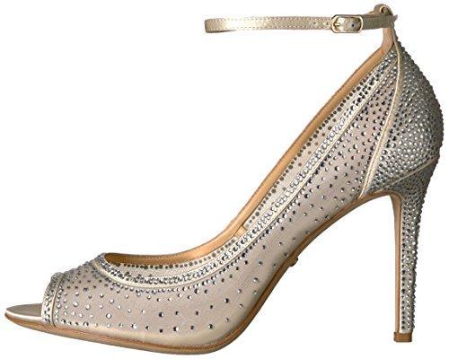 badgley mischka weylin ankle strap pump