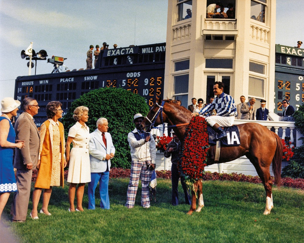 Secretariat in Kentucky Derby Winners Circle The Tony Leonard Collection